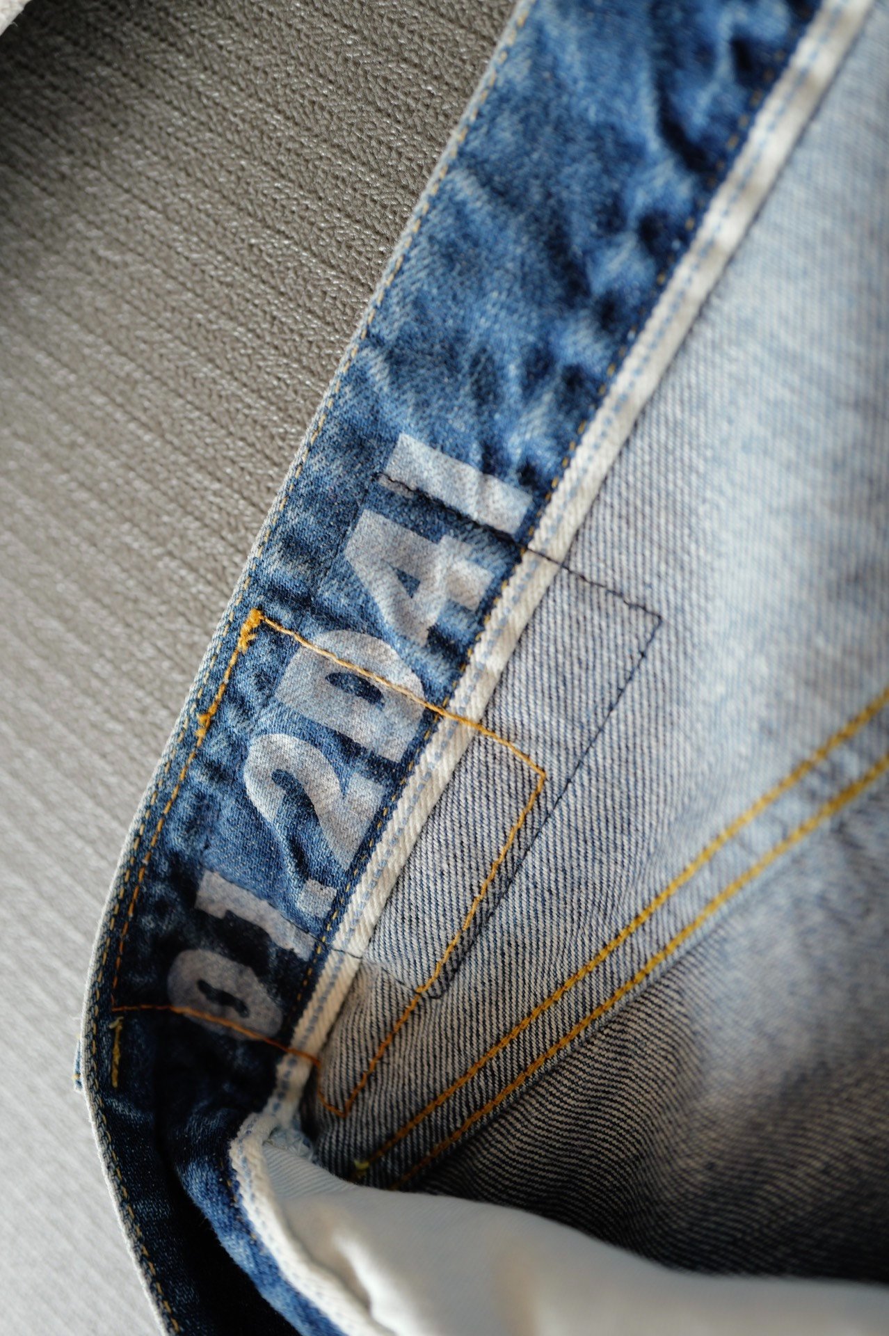 VISVIM 24AW D41 01S Slim Damaged — detail