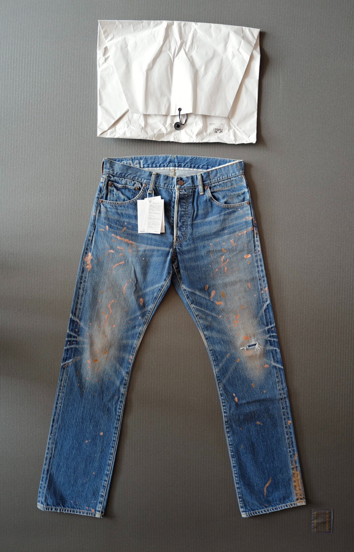 VISVIM 24AW D41 01S Slim Damaged