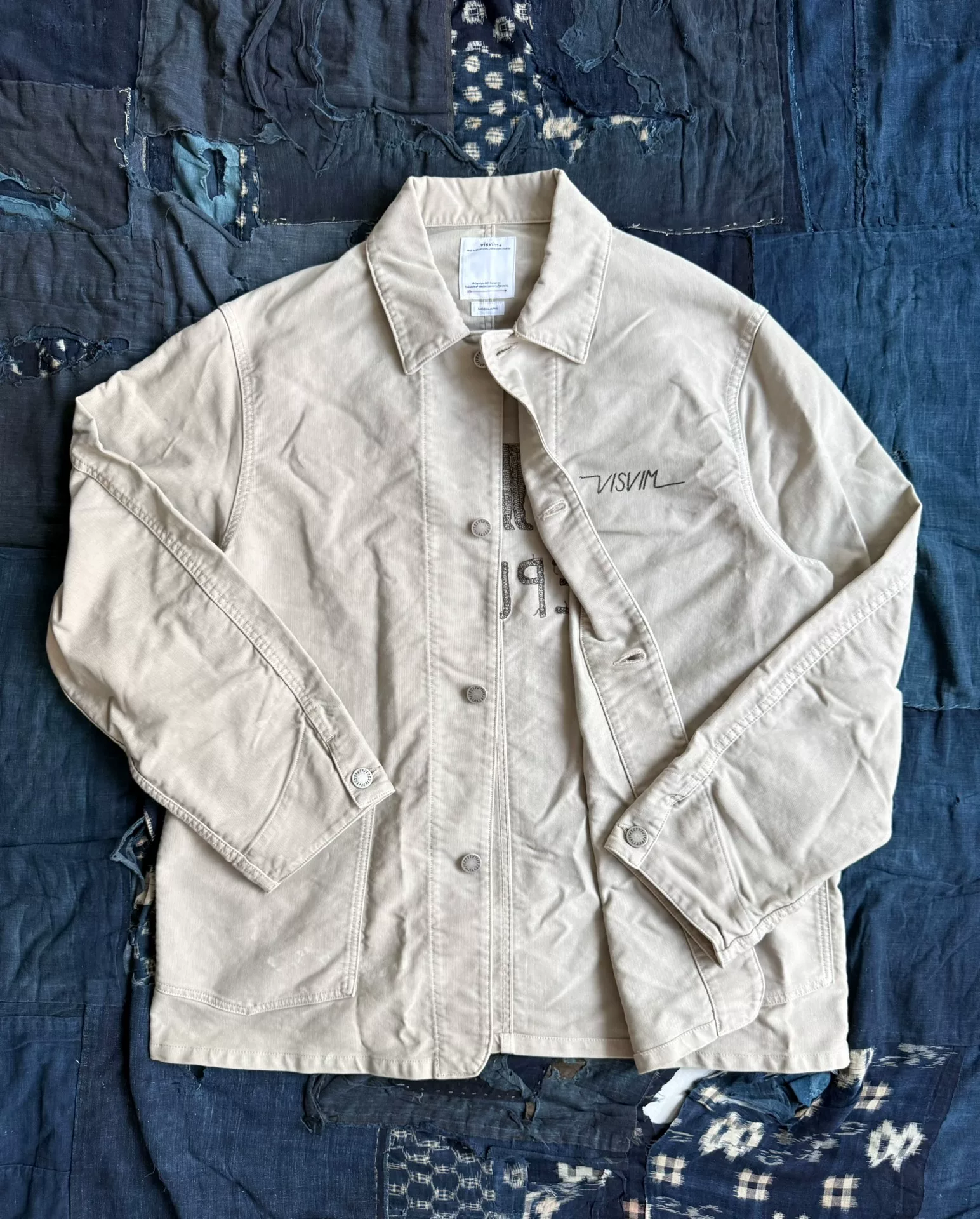 Visvim 25AW Coverall G.Cords Jacket — front
