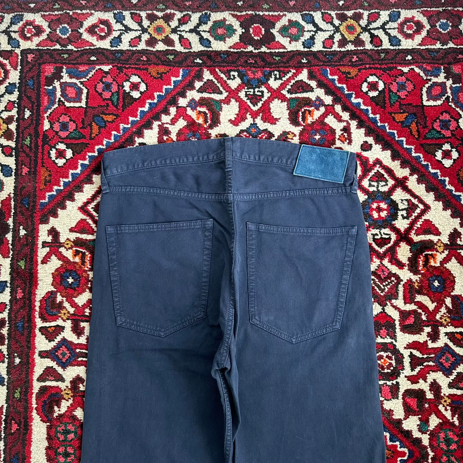 VISVIM 23SS FLUXUS 01 DMGD Dry Pique Pants — back