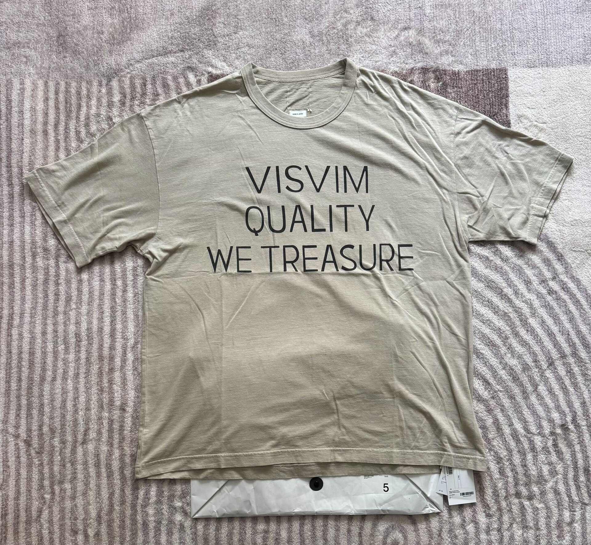 VISVIM 25AW JUMBO S/S DMGD TEE