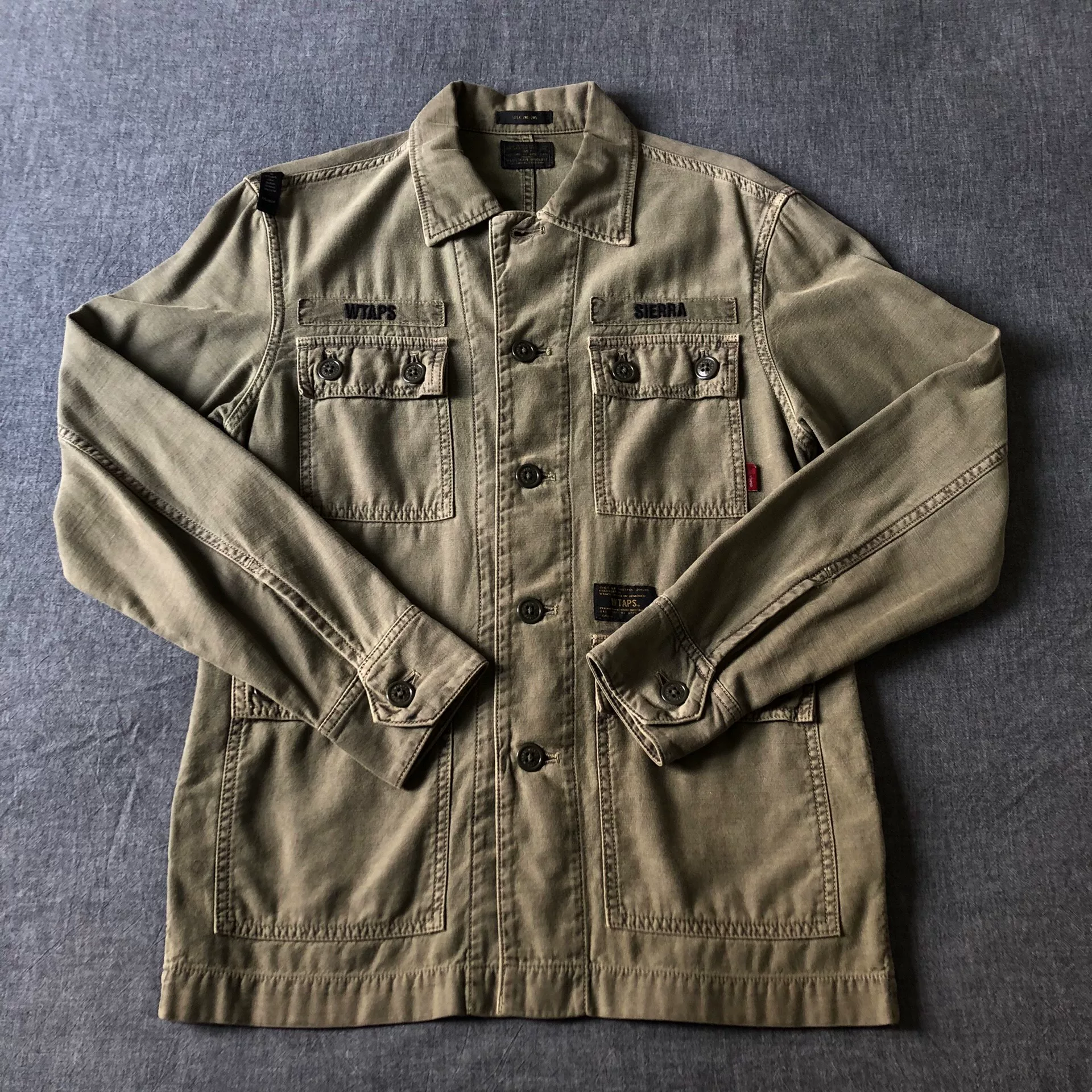 WTAPS 13AW Batik Four-Pocket Olive — front