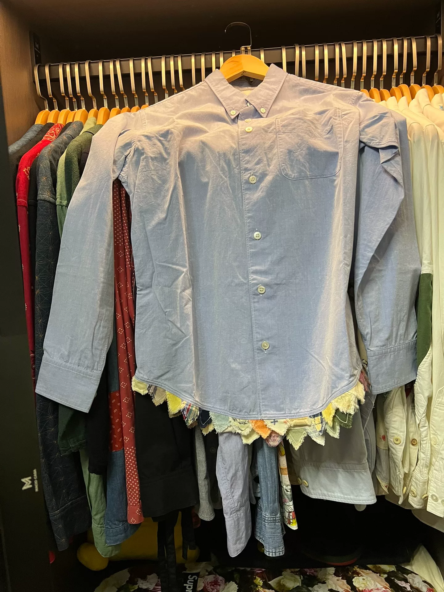 visvim Vintage Fabric Triangle Hem Shirt