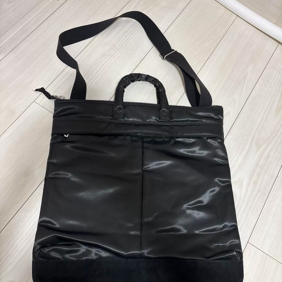 PORTER HELMET Fade Black Bag — front