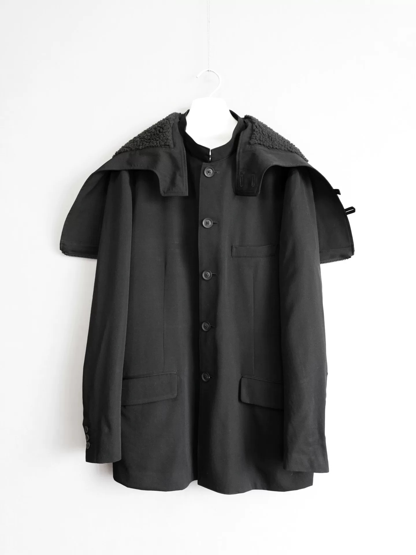 Yohji Yamamoto 21AW Detachable Hood Jacket
