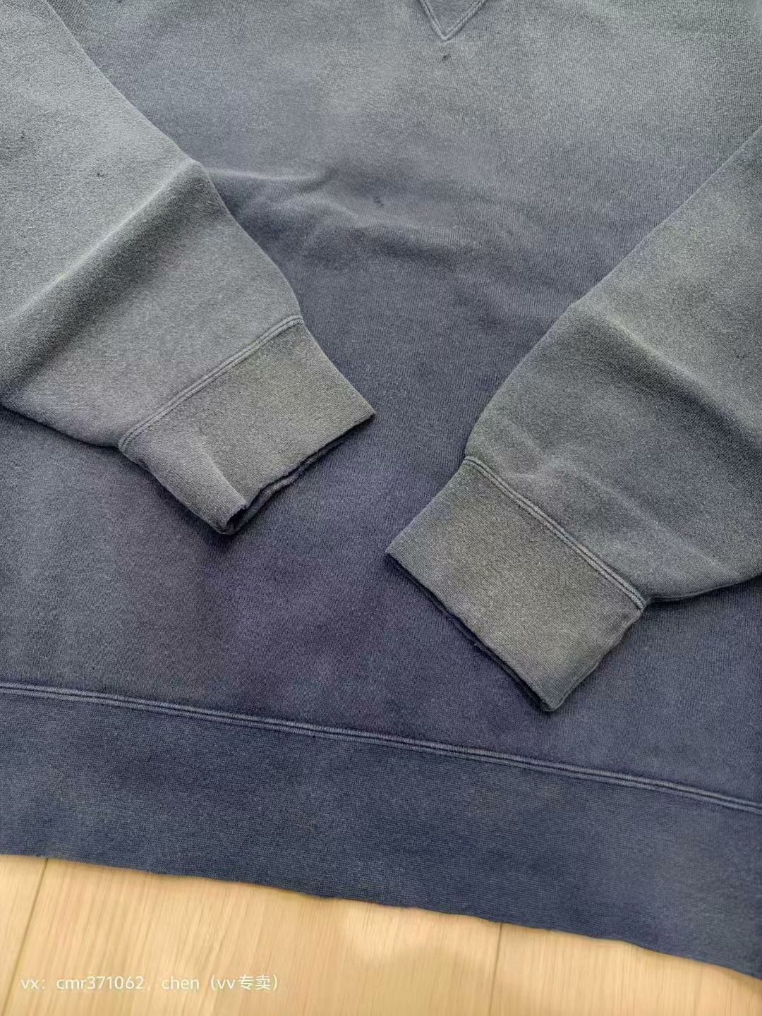 visvim 25SS Jumbo SB Sweat Crash — detail
