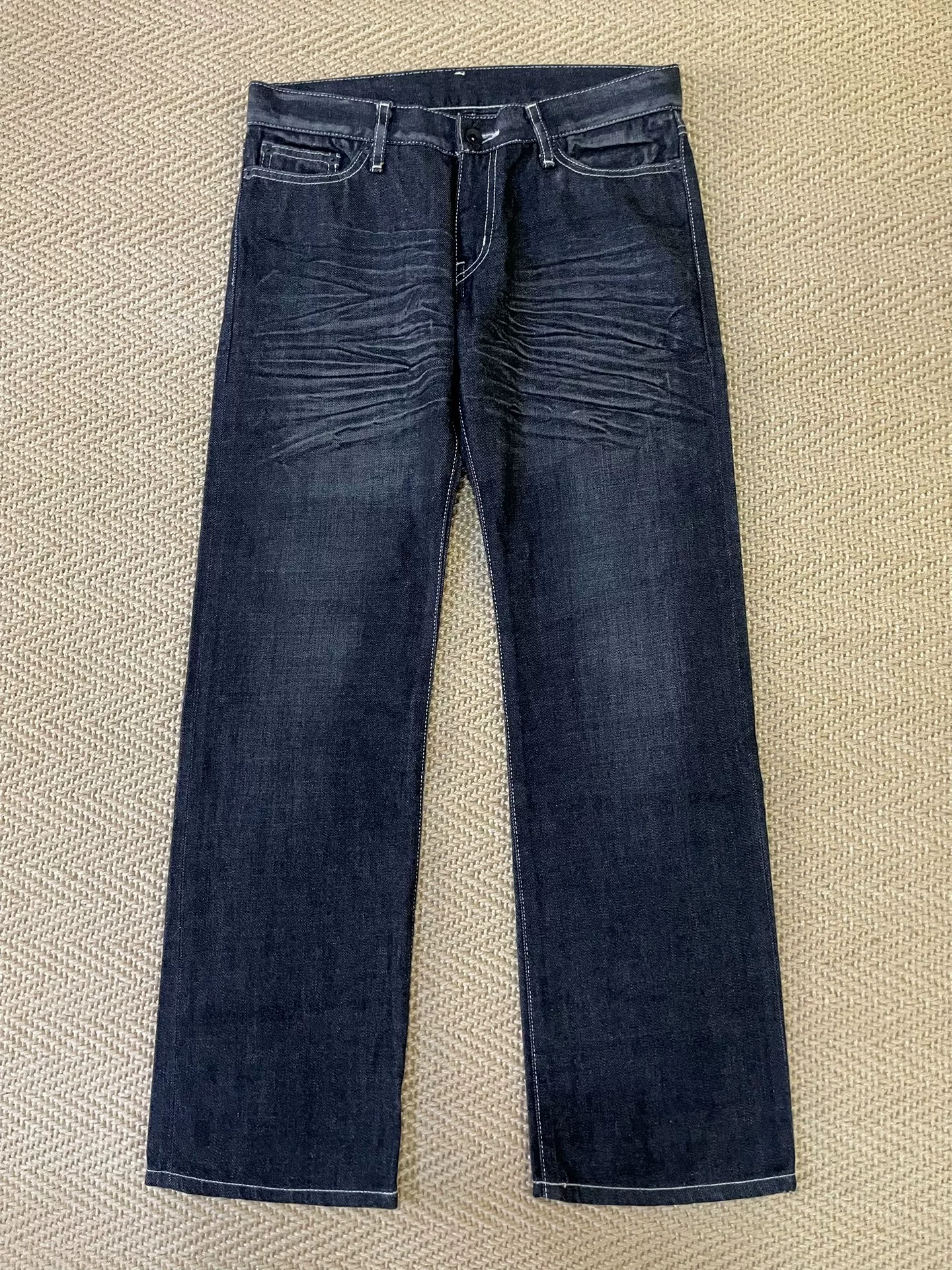 NEIGHBORHOOD 06EX Black Washed Jeans