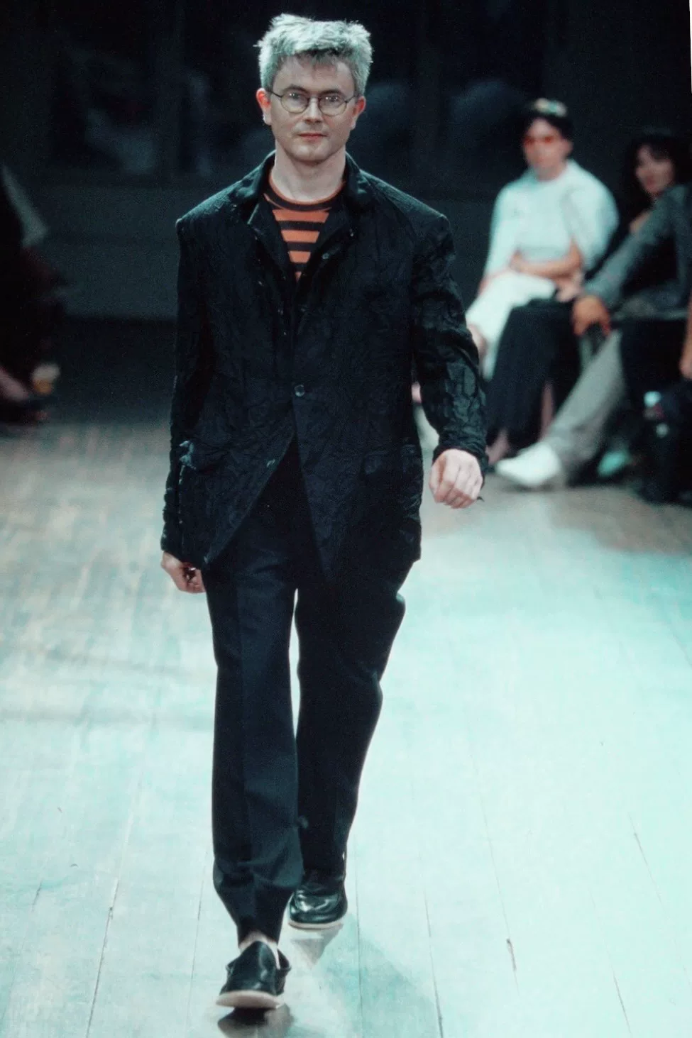 Yohji Yamamoto 2001SS Double-Collar Suit — label
