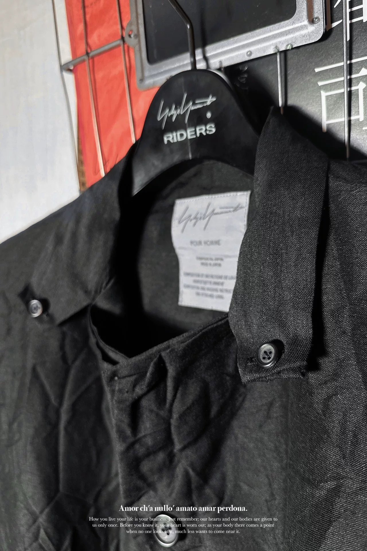 Yohji Yamamoto 2001SS Double-Collar Suit — back