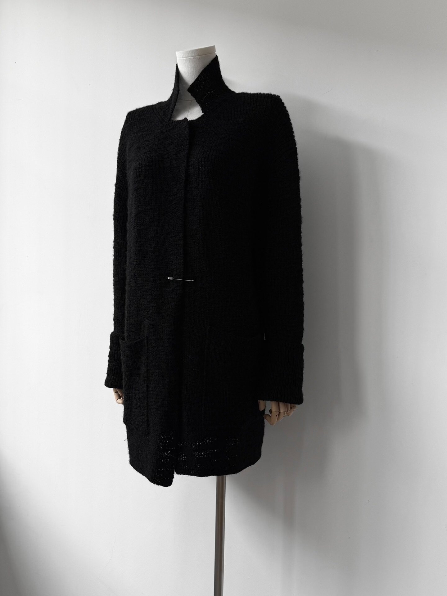 Yohji Yamamoto 23AW Wool Knit Cardigan — front