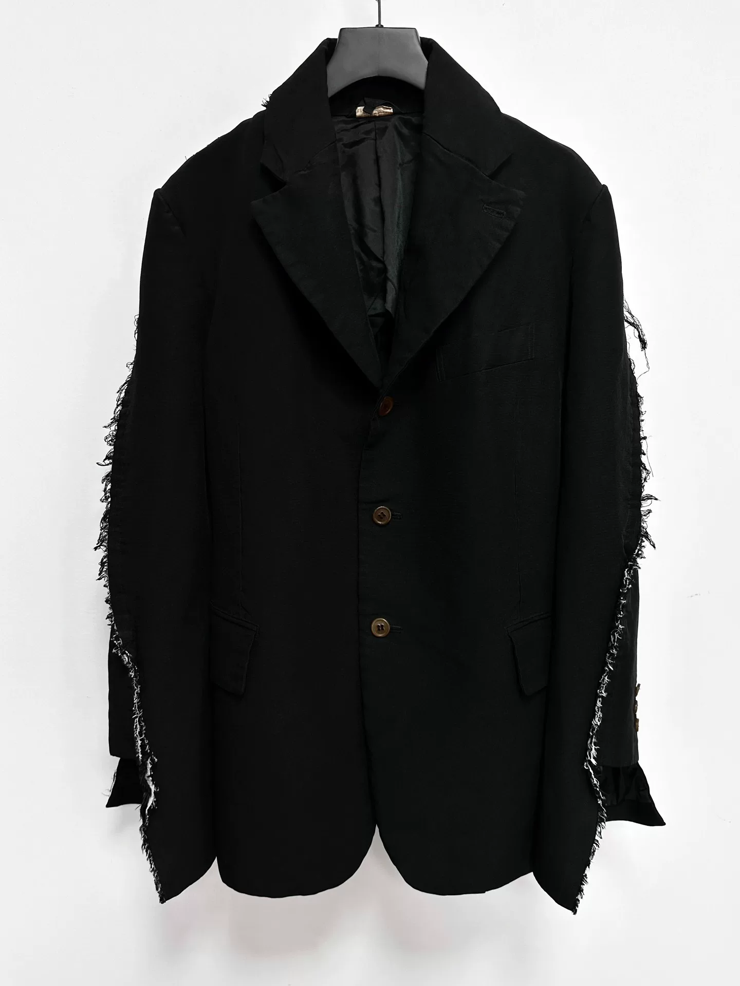 Comme des Garçons 19SS Black Ripped Jacket