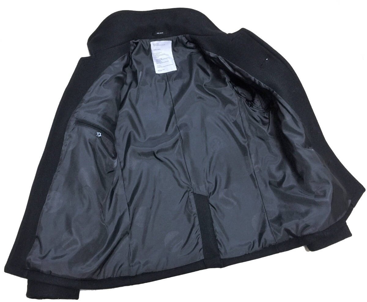 WTAPS Black Watch Coat — detail