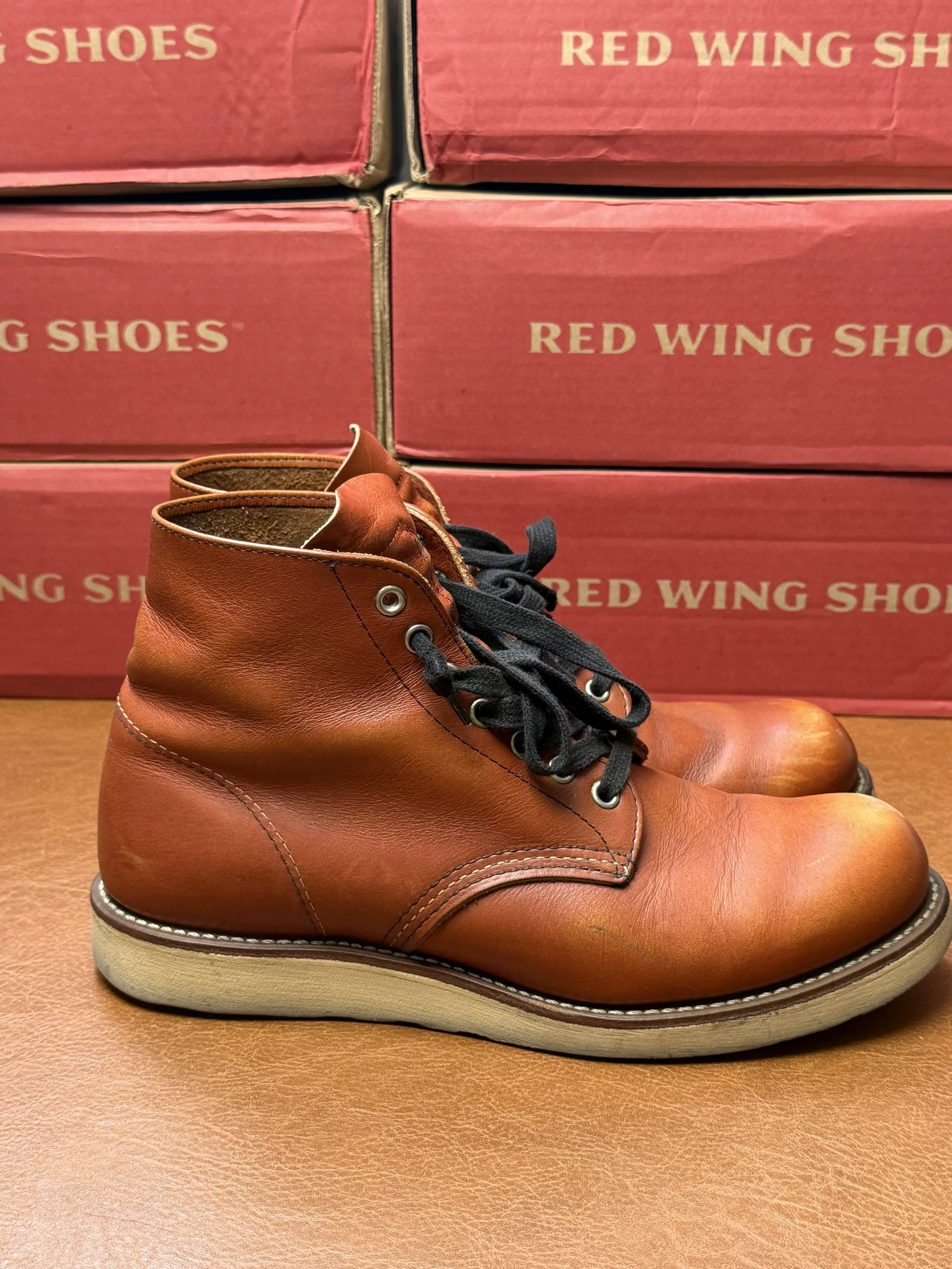Red Wing 8166 Boots Size 41 — detail