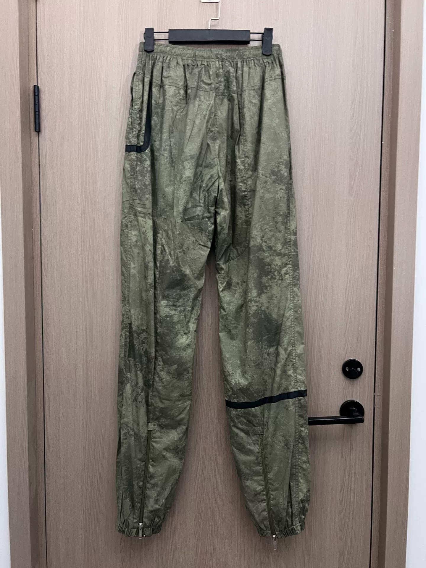Heliot Emil Silver Reflective Cargo Pants — back