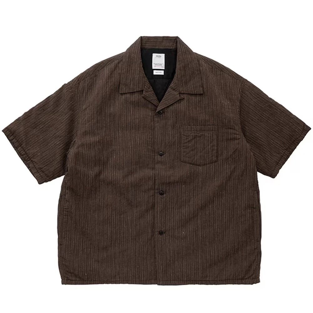 Visvim Wallis Down Short Sleeve Shirt — detail