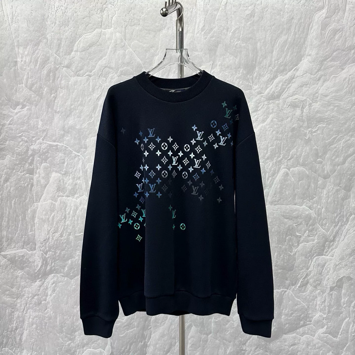 Louis Vuitton FW24 Gradient Logo Crewneck Sweatshirt