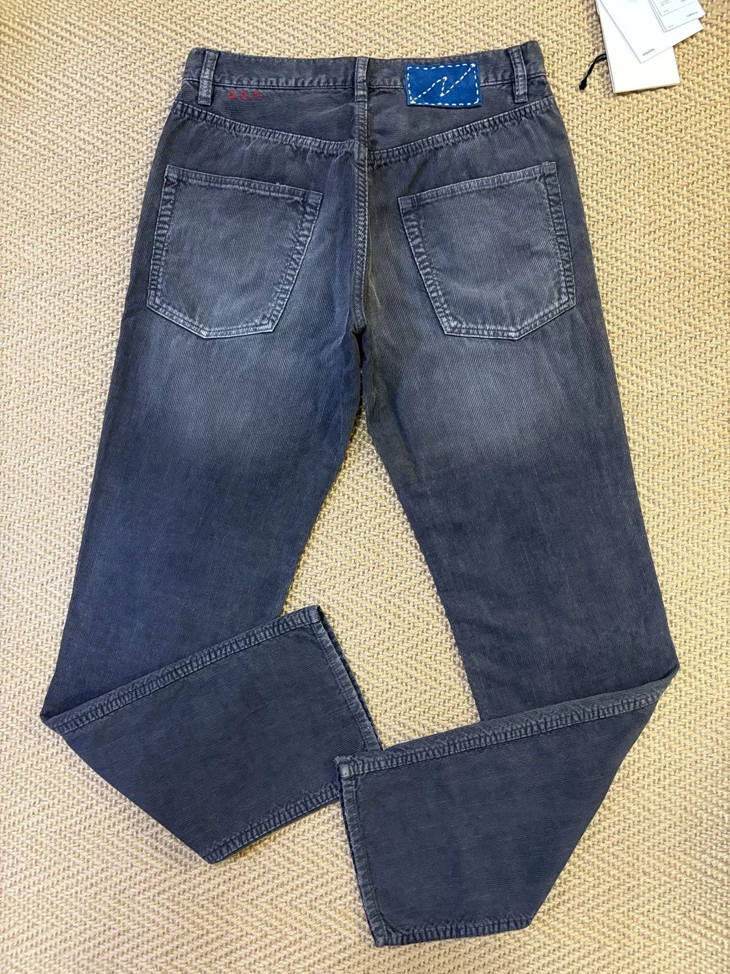 VISVIM ICT FLUXUS 03 CORDUROY PANTS — front