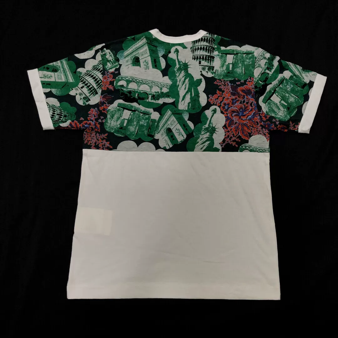 Comme des Garçons 02SS Landmark Print Top — label