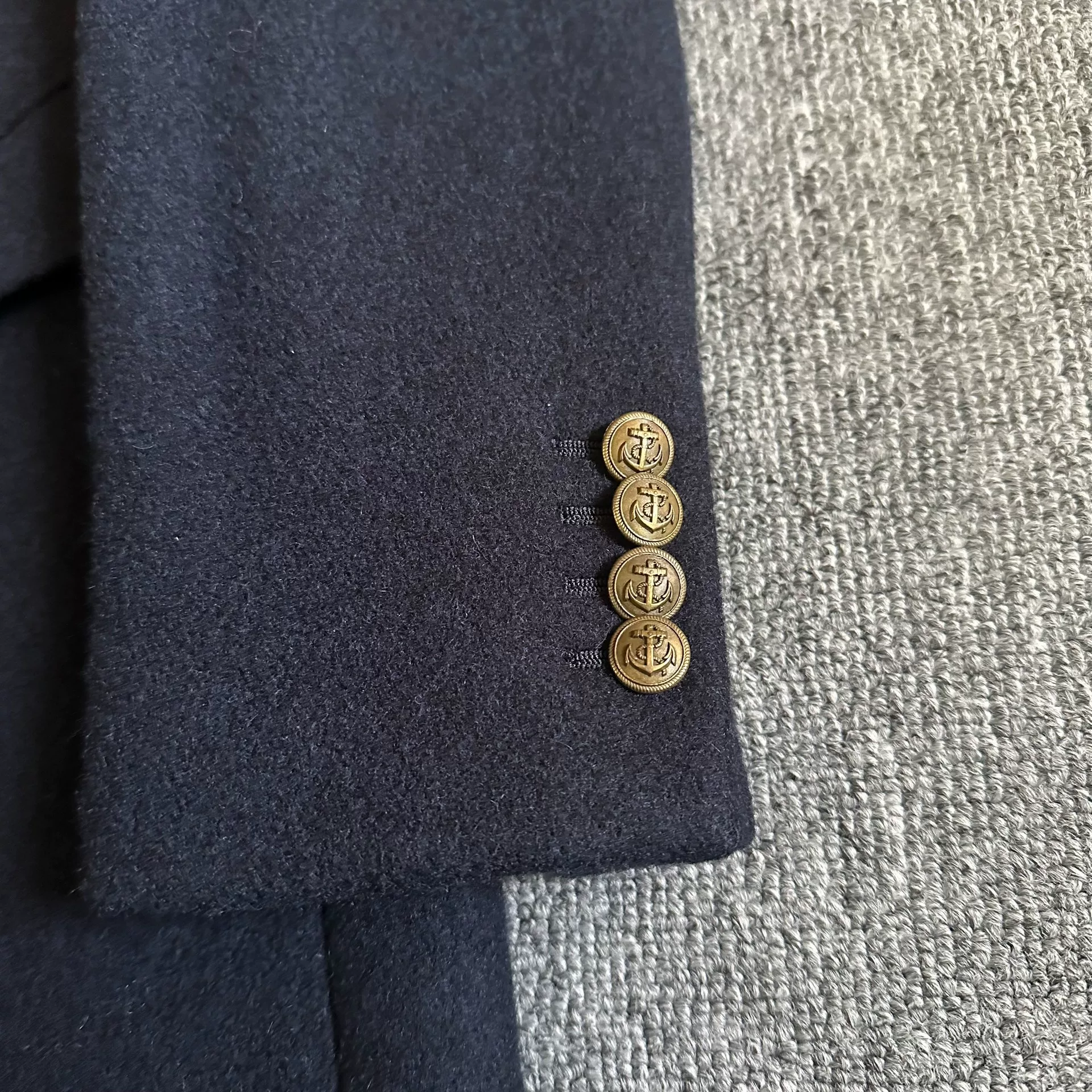 Saint Laurent Hedi-era Double-Breasted Coat — front