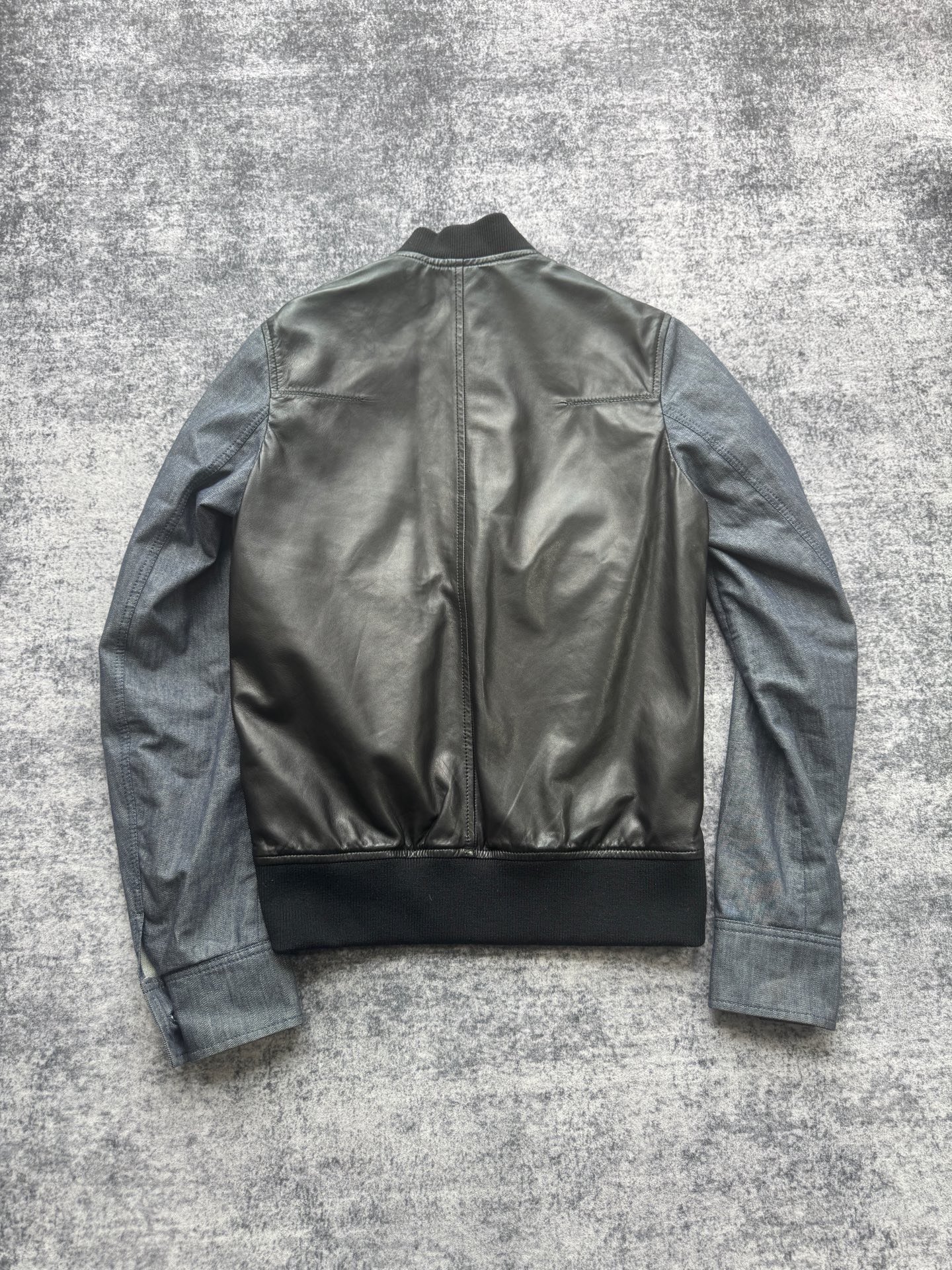 Dior Lambskin Denim Sleeve Jacket — front