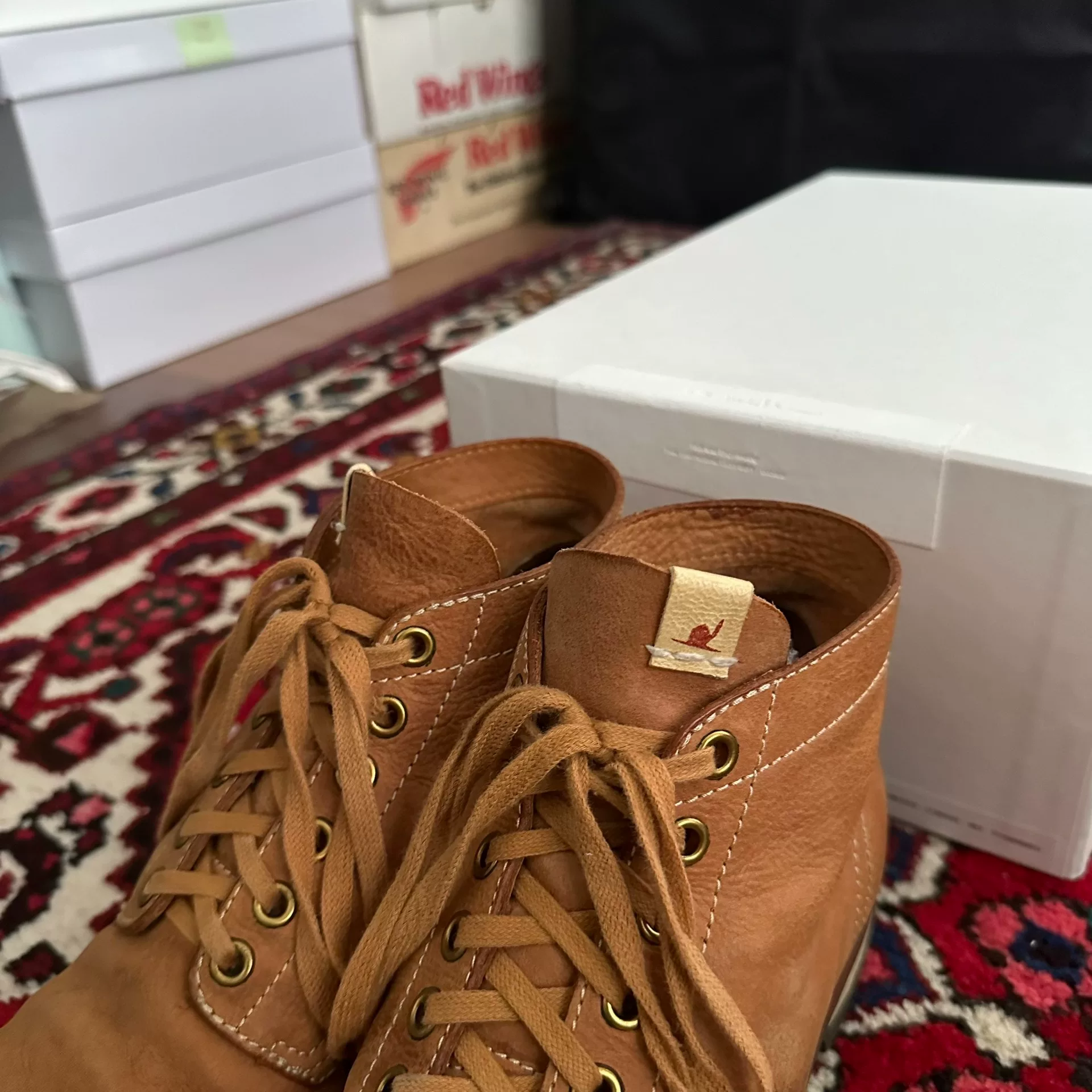VISVIM 14AW BRIGADIER Antelope Leather Boots — back