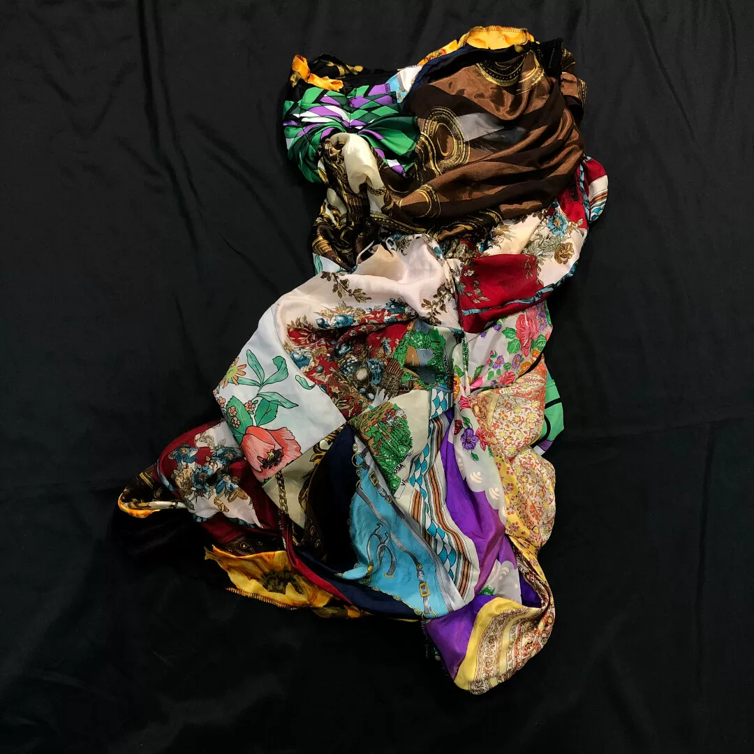 Comme des Garçons 11AW Scarf Transformed Dress — detail