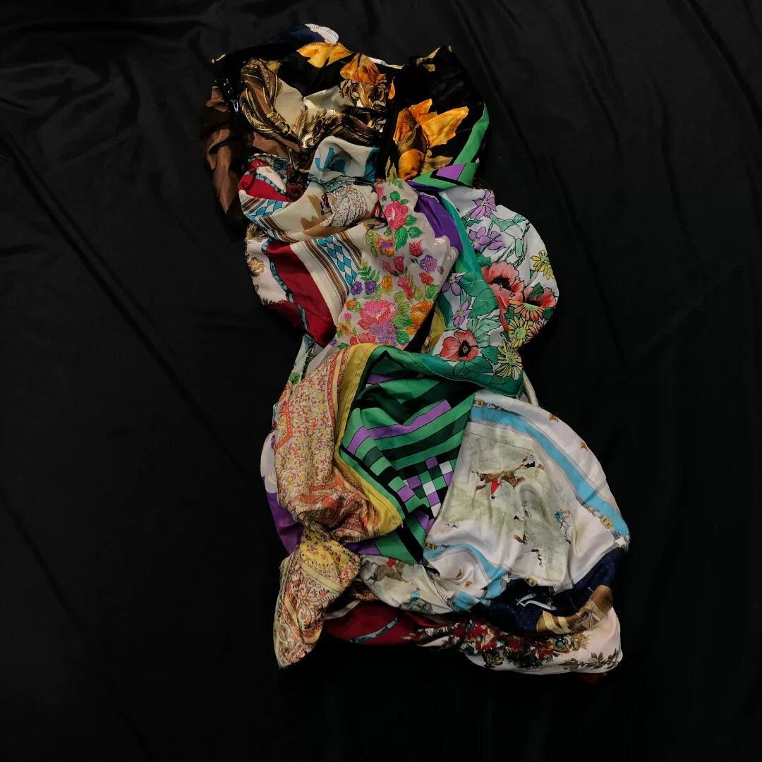 Comme des Garçons 11AW Scarf Transformed Dress — front