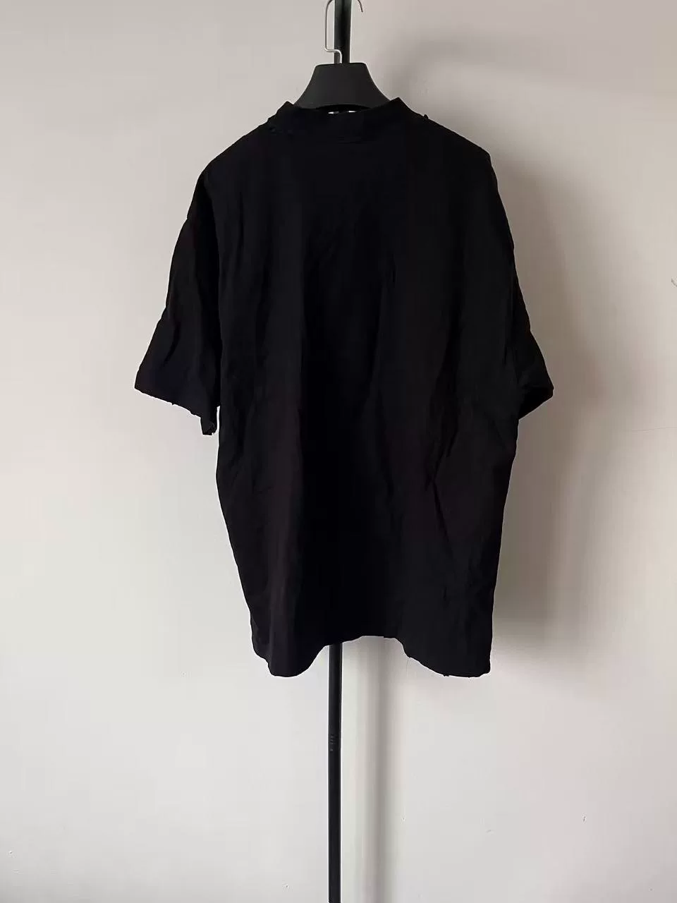 Balenciaga CD Print Round Neck T-shirt — front