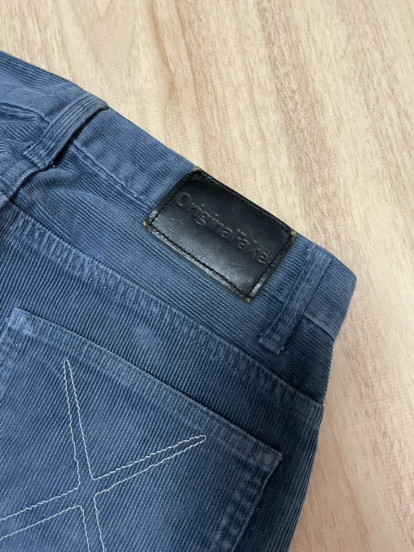 OriginalFake 3M Back Pocket Corduroy Pants — back