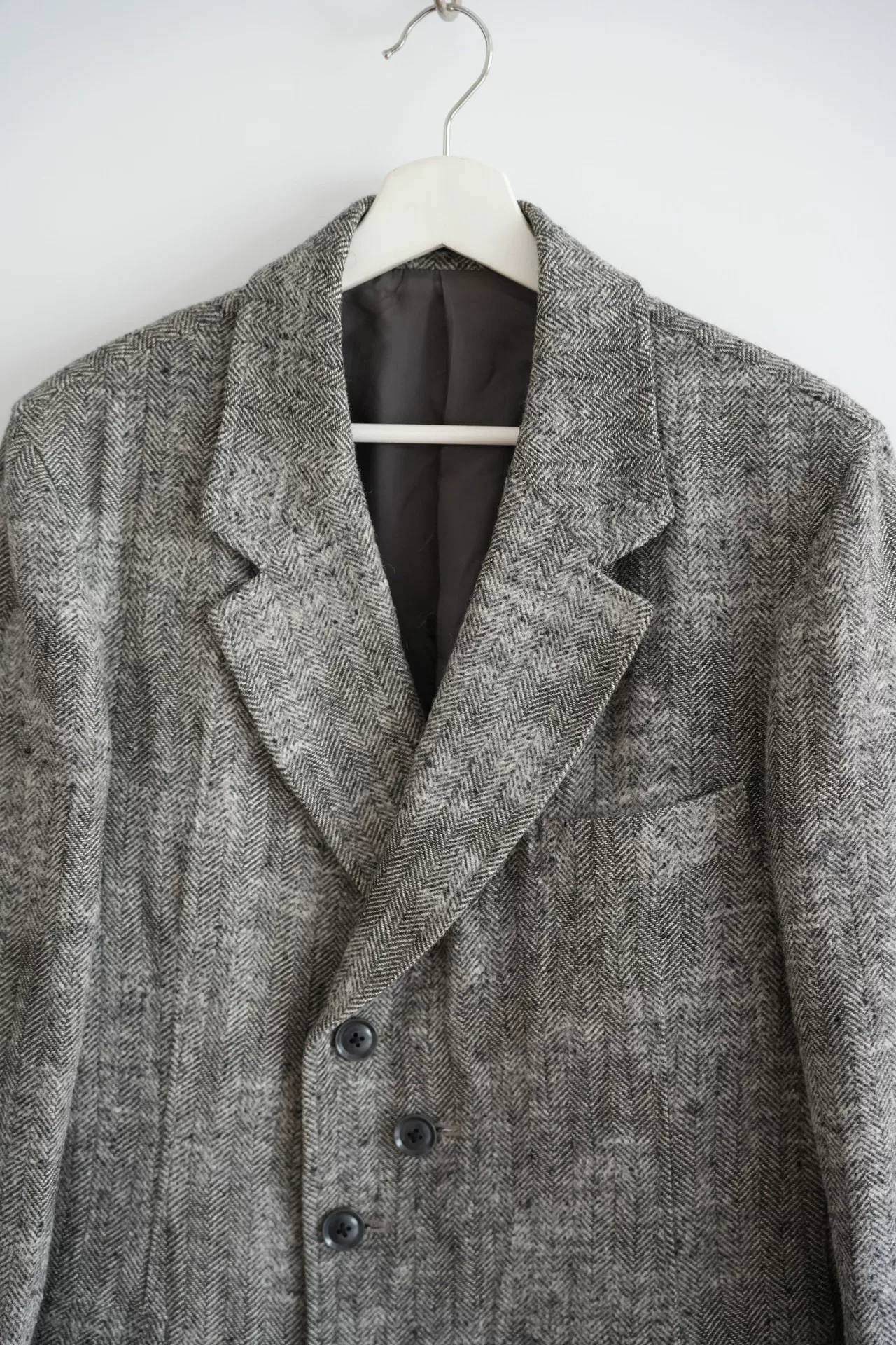 Yohji Yamamoto 11AW Herringbone Blazer — label