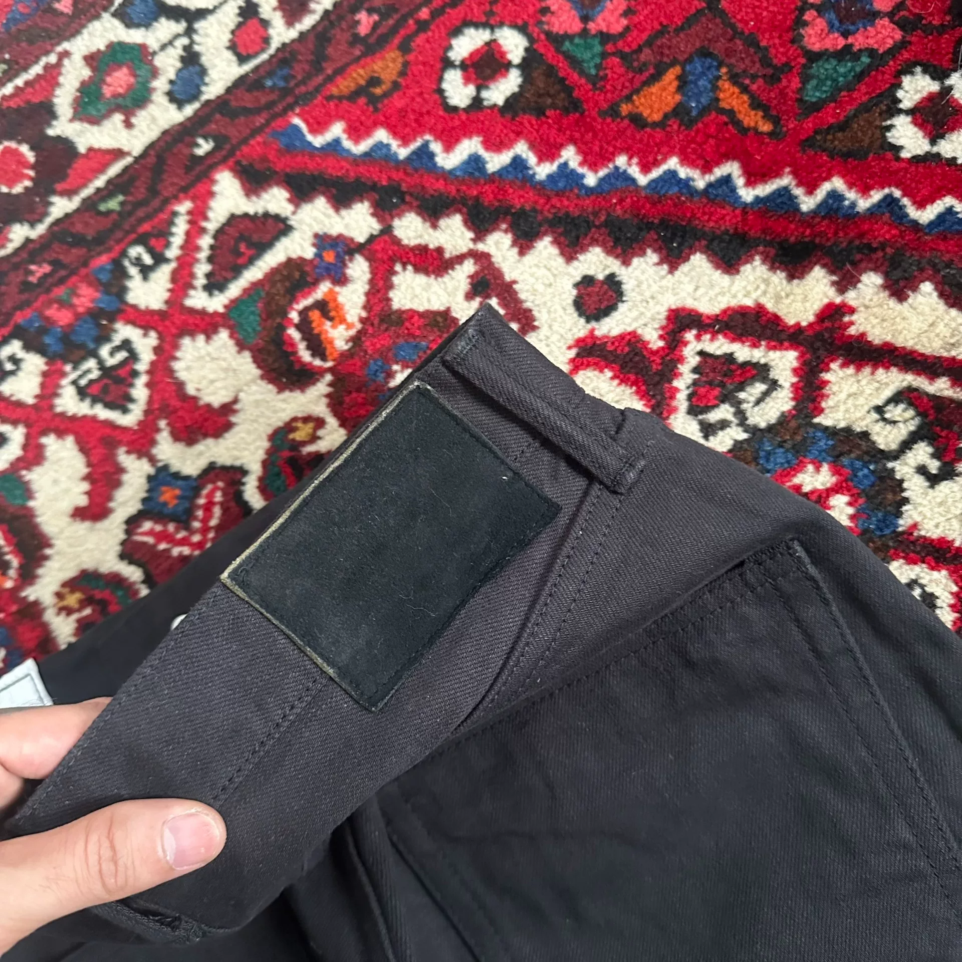 visvim 23ss 01 CMYK Black Jeans W32 L30 — back