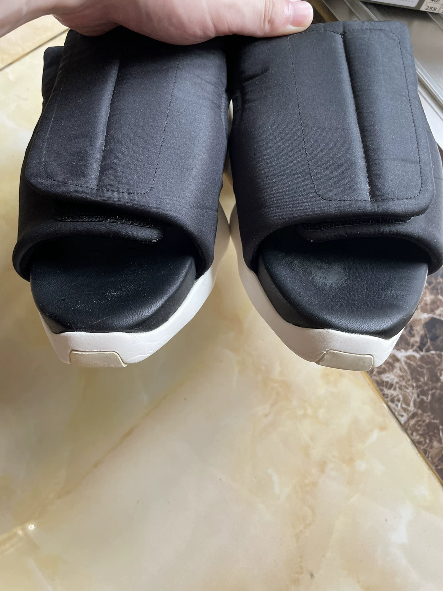 Rick Owens x Adidas Tank Slides AQ2822 — back