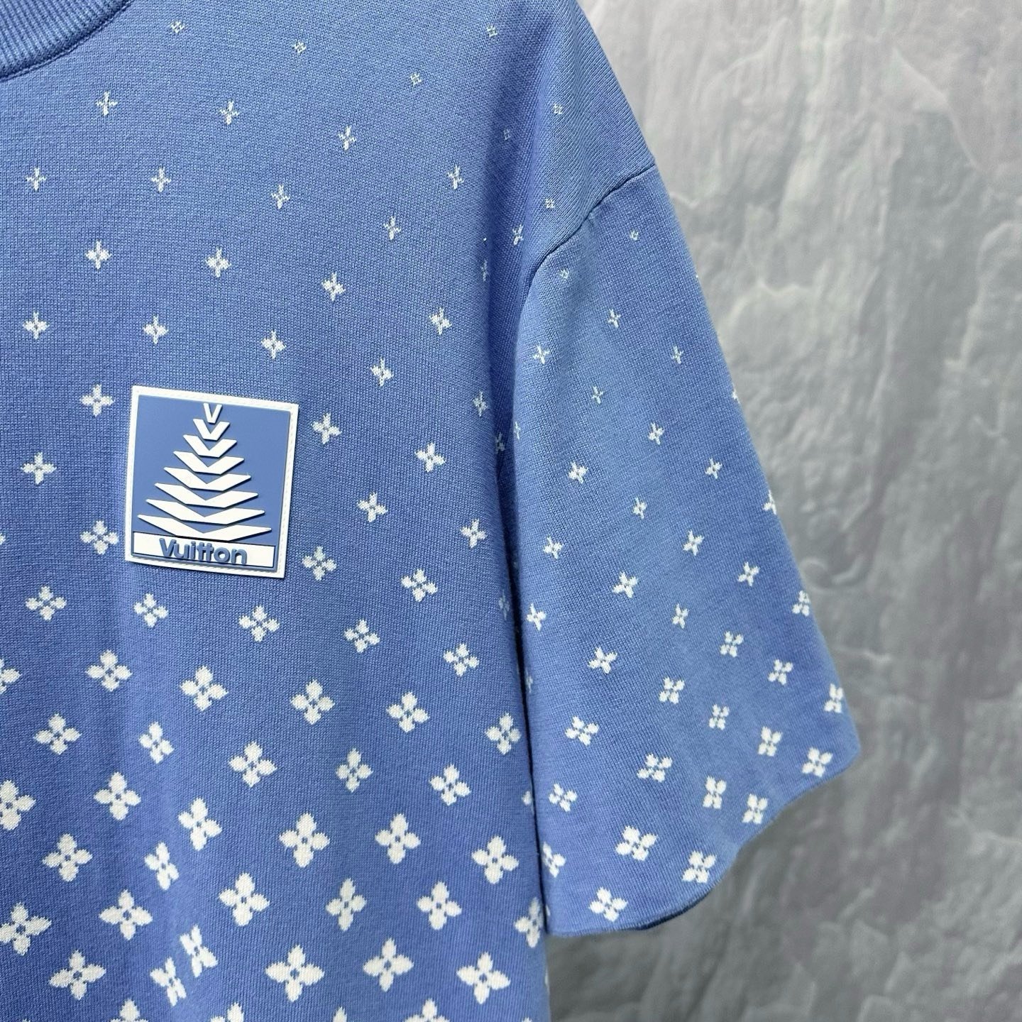 Louis Vuitton SS25 Ski Gradient Knit Tee — detail