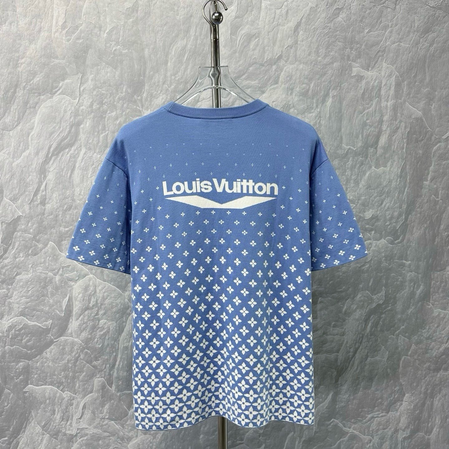 Louis Vuitton SS25 Ski Gradient Knit Tee — back
