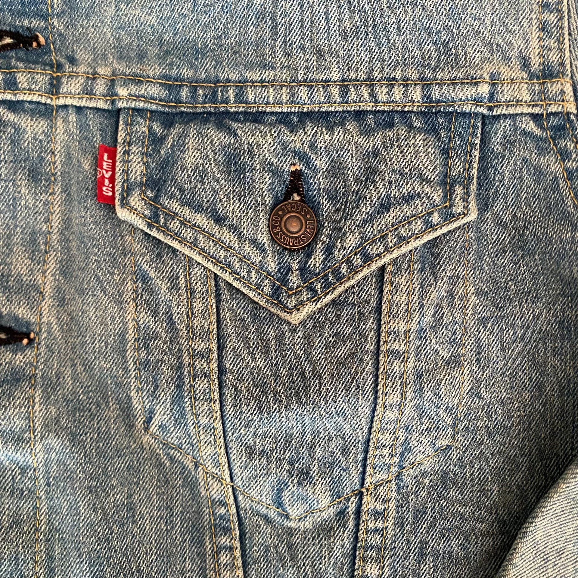 Levi's LVC71557 Vintage Denim Jacket — back