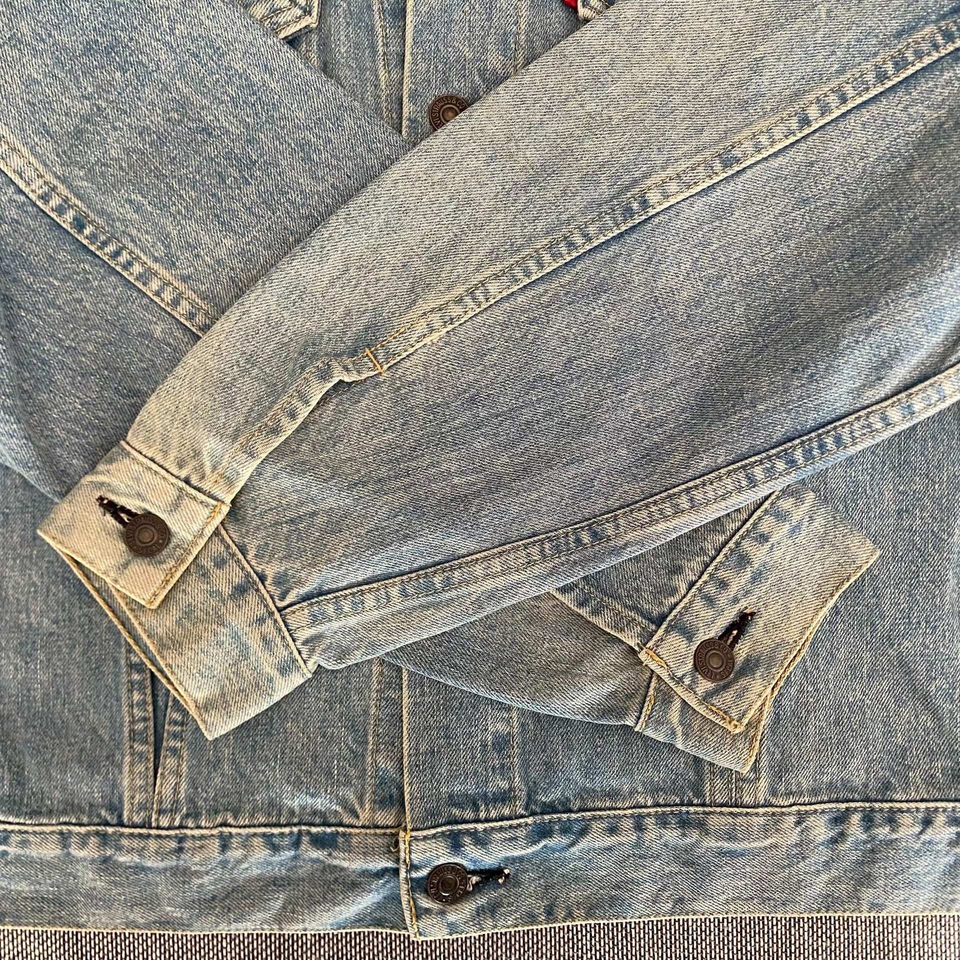 Levi's LVC71557 Vintage Denim Jacket — label