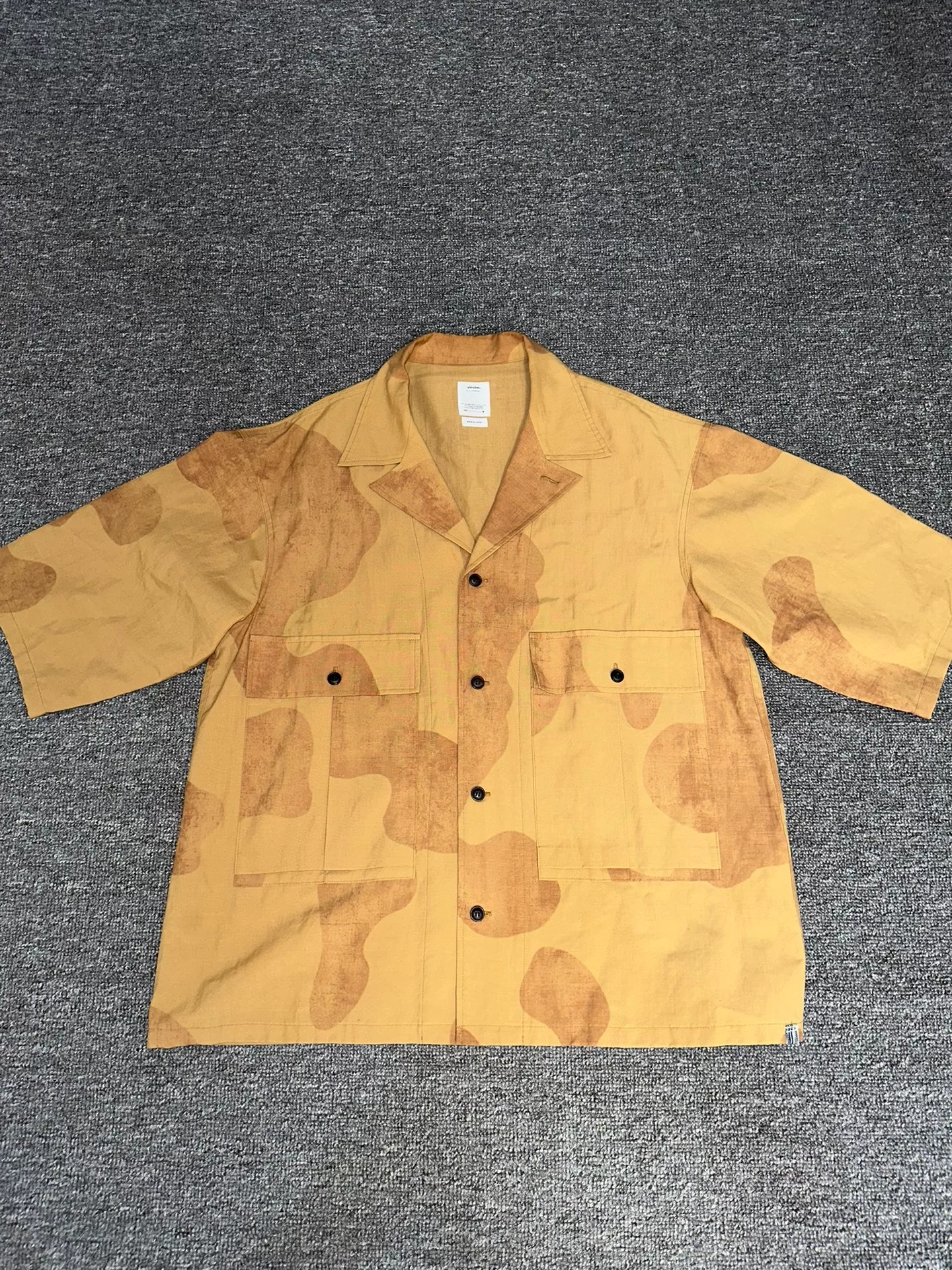 visvim Short-Sleeve Camouflage Shirt — detail