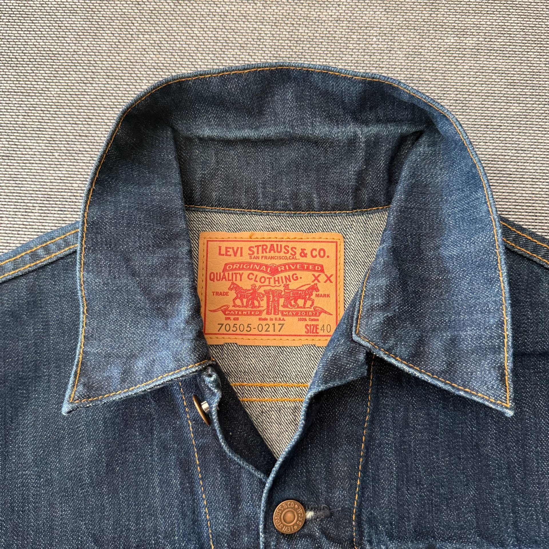 Levi's LVC70505 Denim Jacket — detail