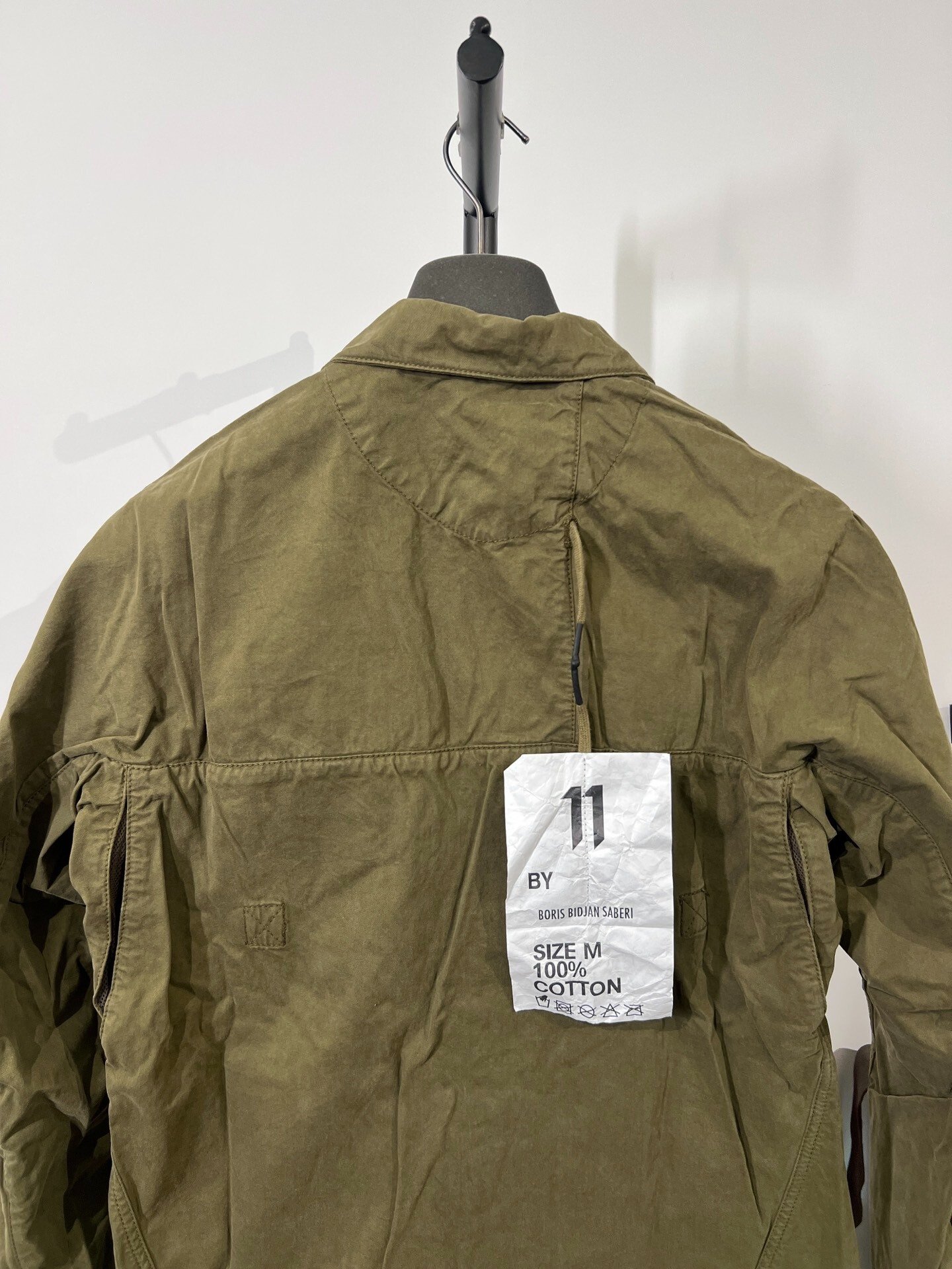 Boris Bidjan Saberi 11by bbs S1 Workwear Jacket — back