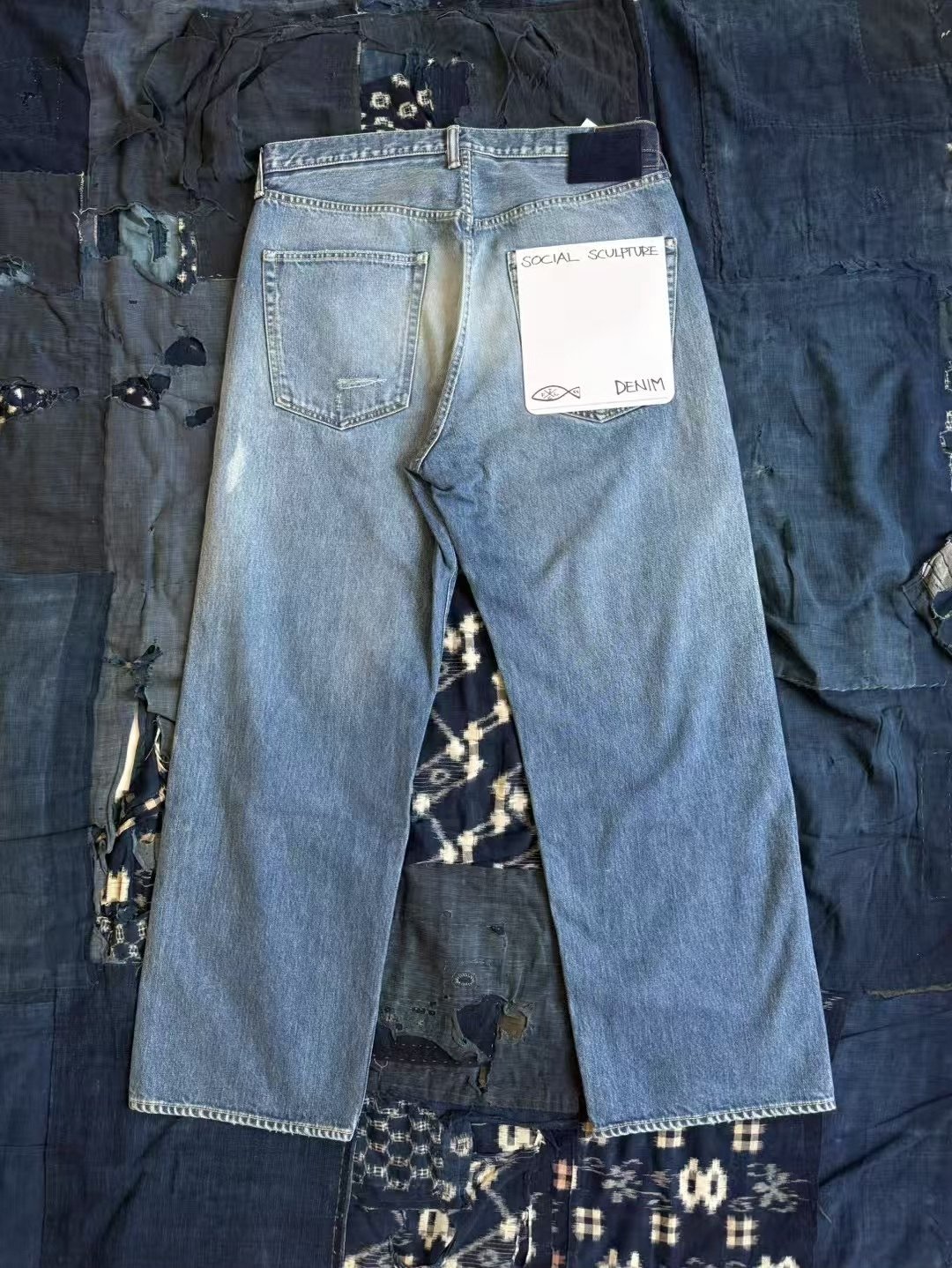 visvim 25ss Social Sculpture 01 Wide Jeans — detail