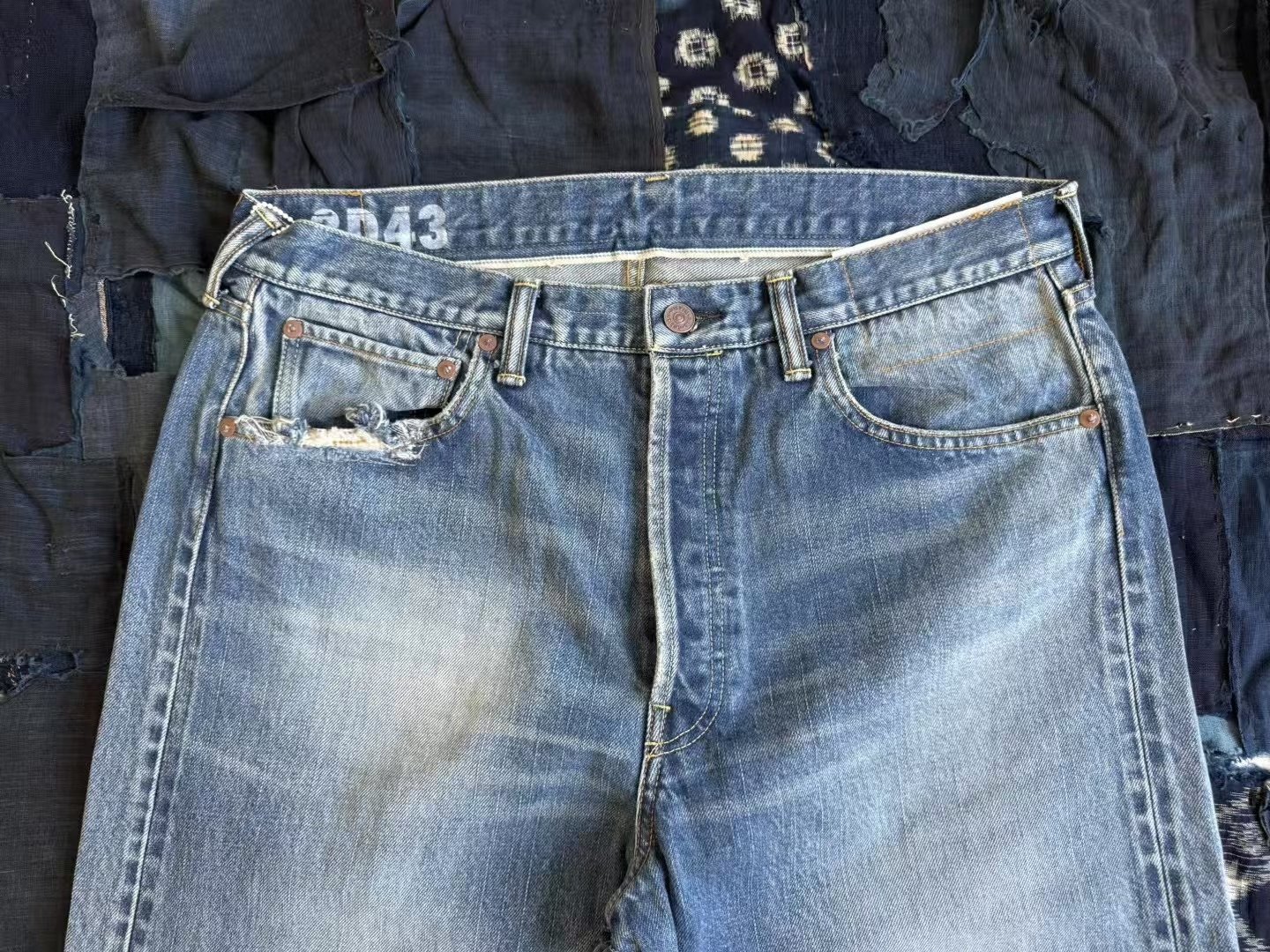 visvim 25ss Social Sculpture 01 Wide Jeans — back