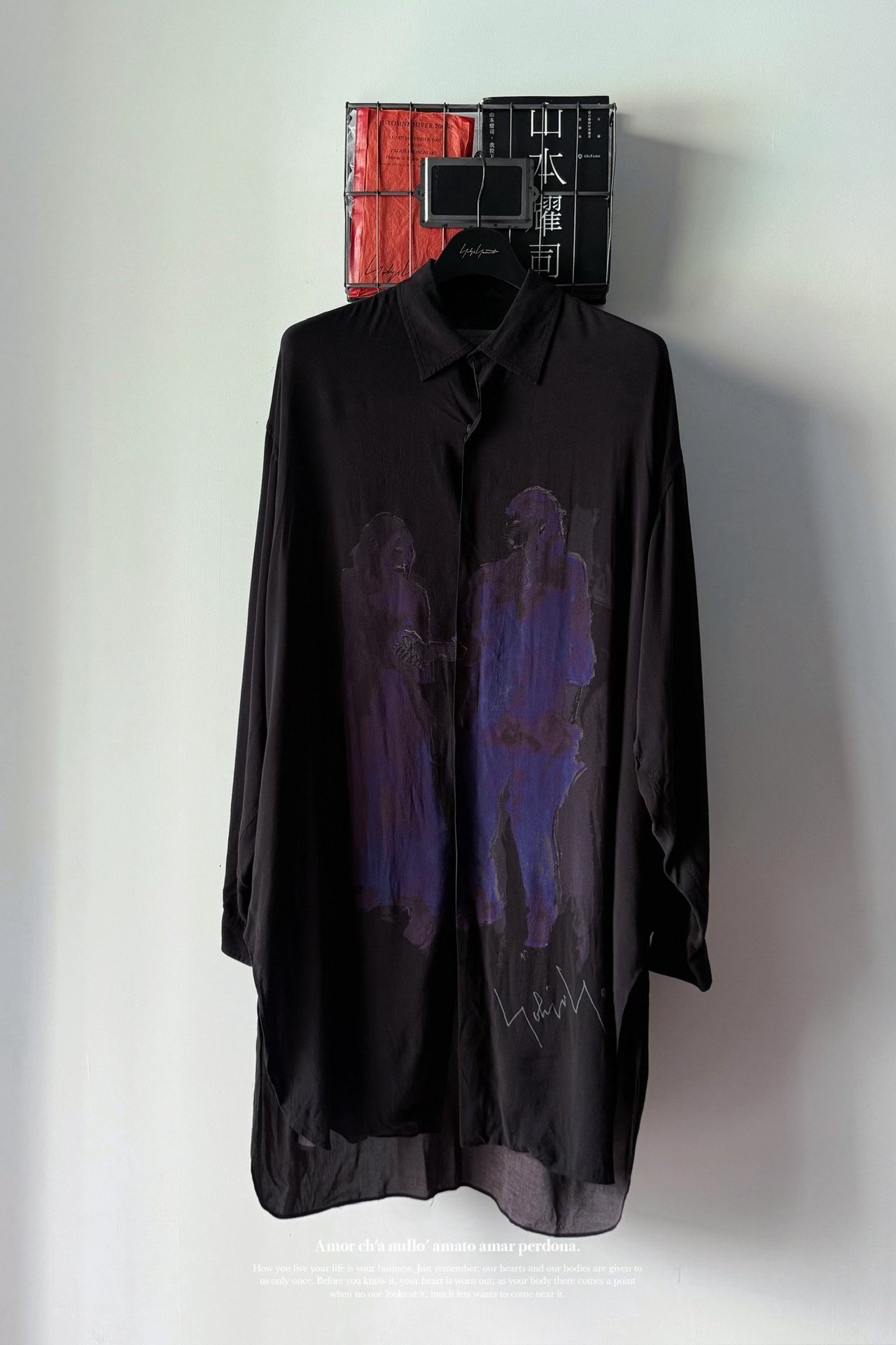 Yohji Yamamoto 20SS Handprint Shirt — front