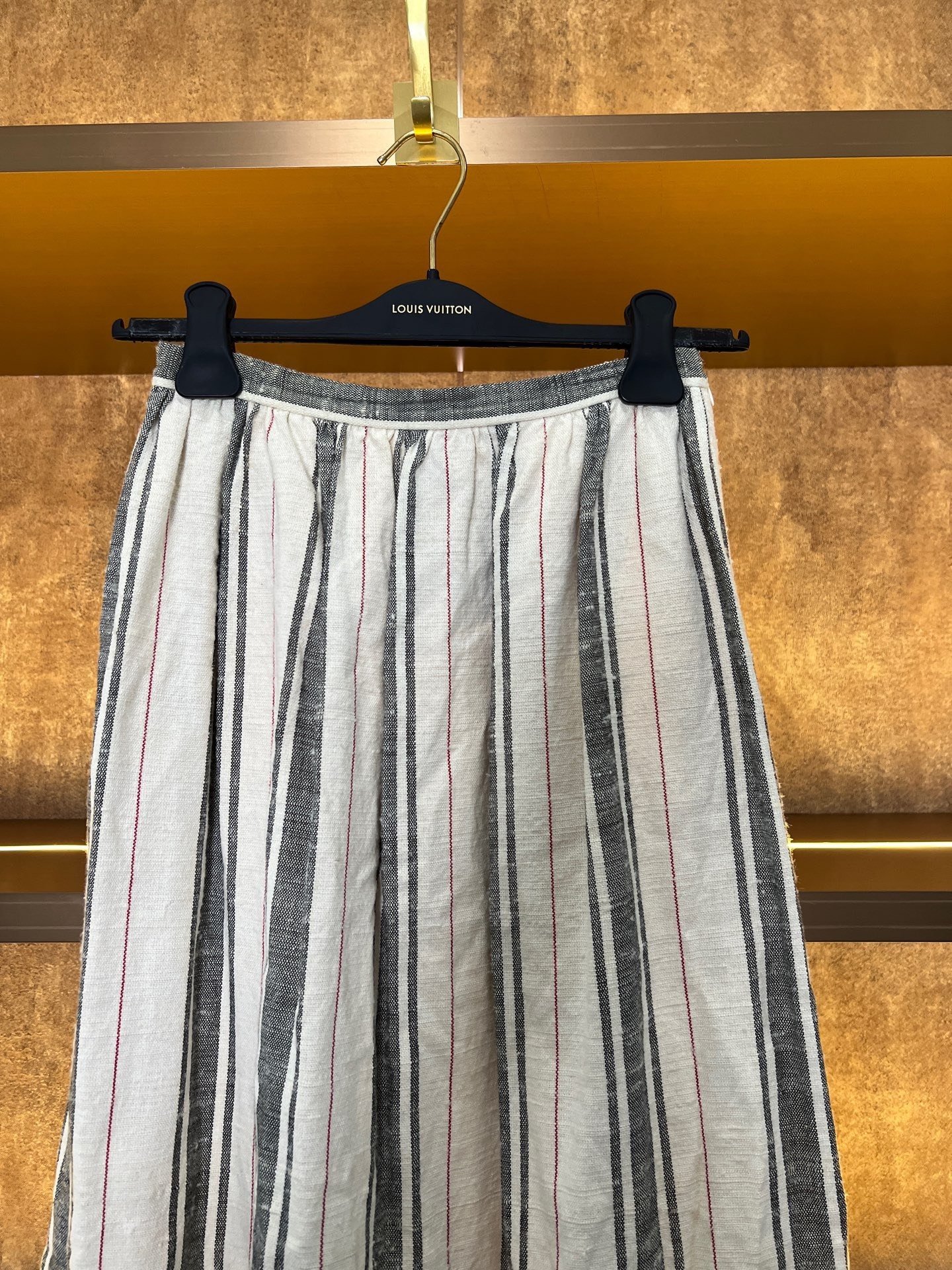 Dior Striped Print Skirt — detail