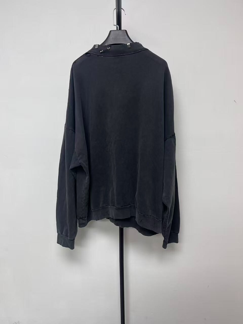 Balenciaga Crewneck Sweater w/ Metal Chain — front