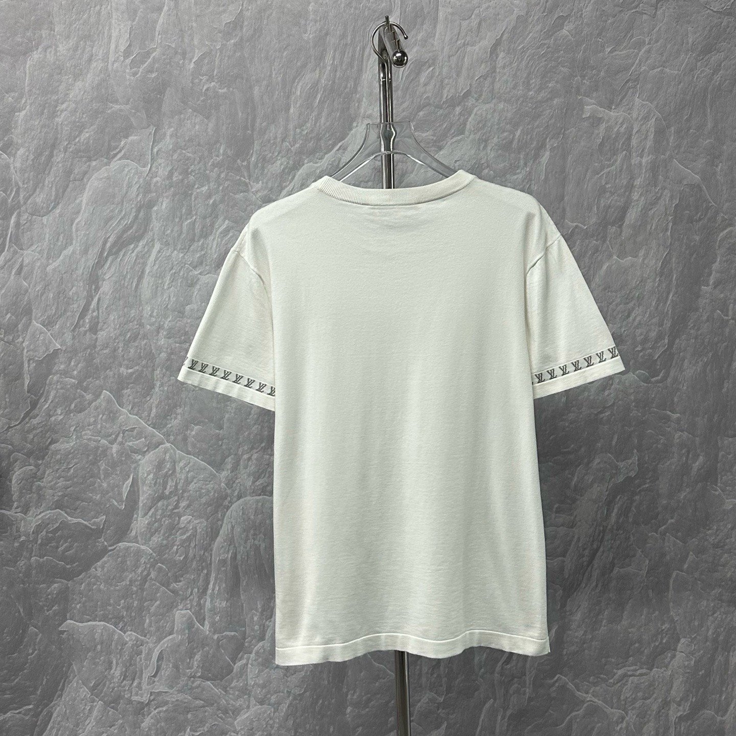 Louis Vuitton SS24 Embroidered Knit Short Sleeve T-shirt — back