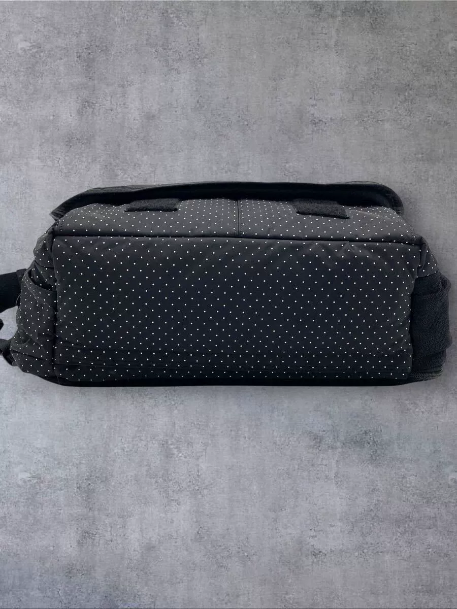 Head Porter Black Polka Dot Crossbody Bag — detail