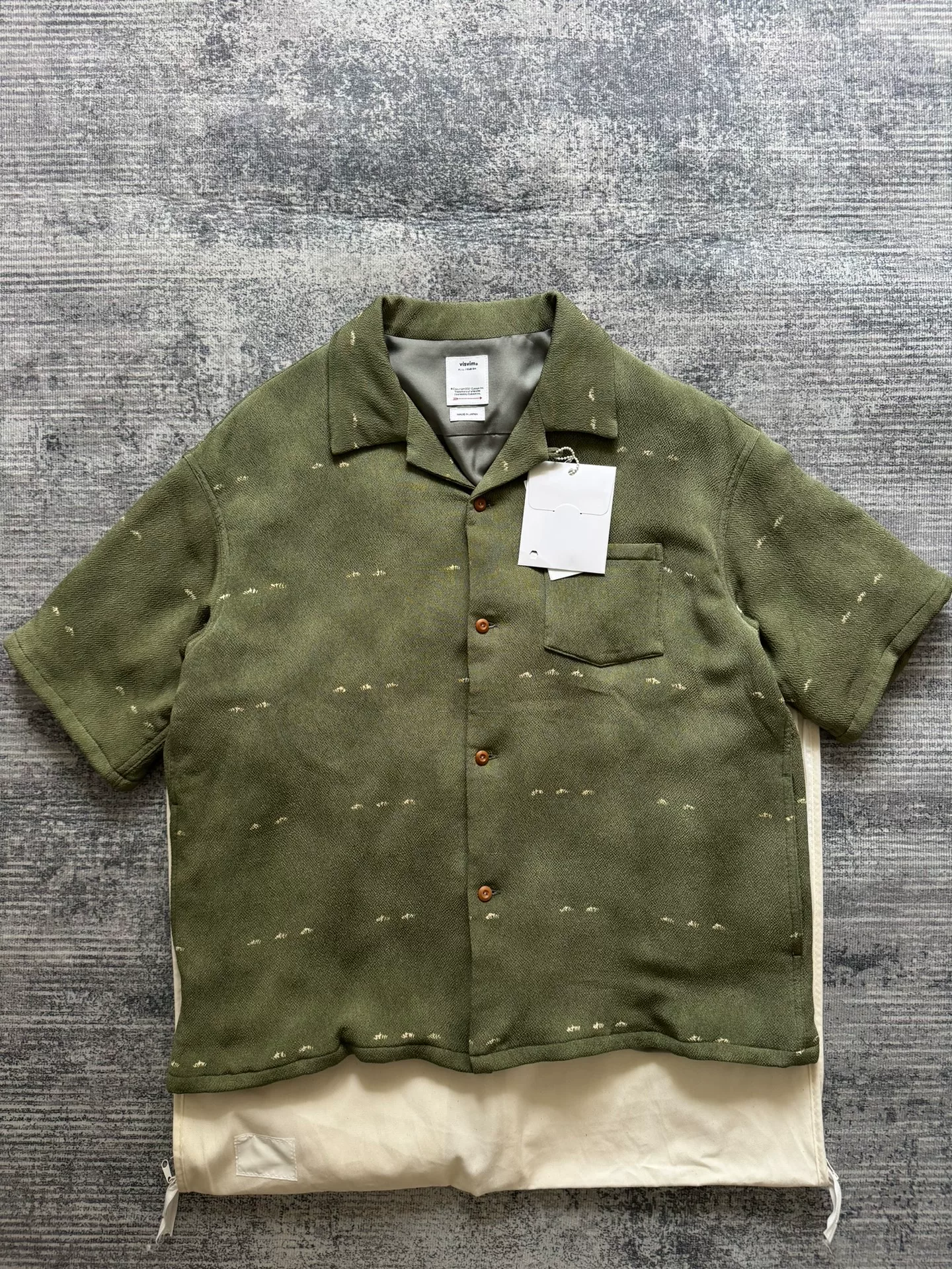 VISVIM 24SS WALLIS S/S SHIRT IRIS MAWATA