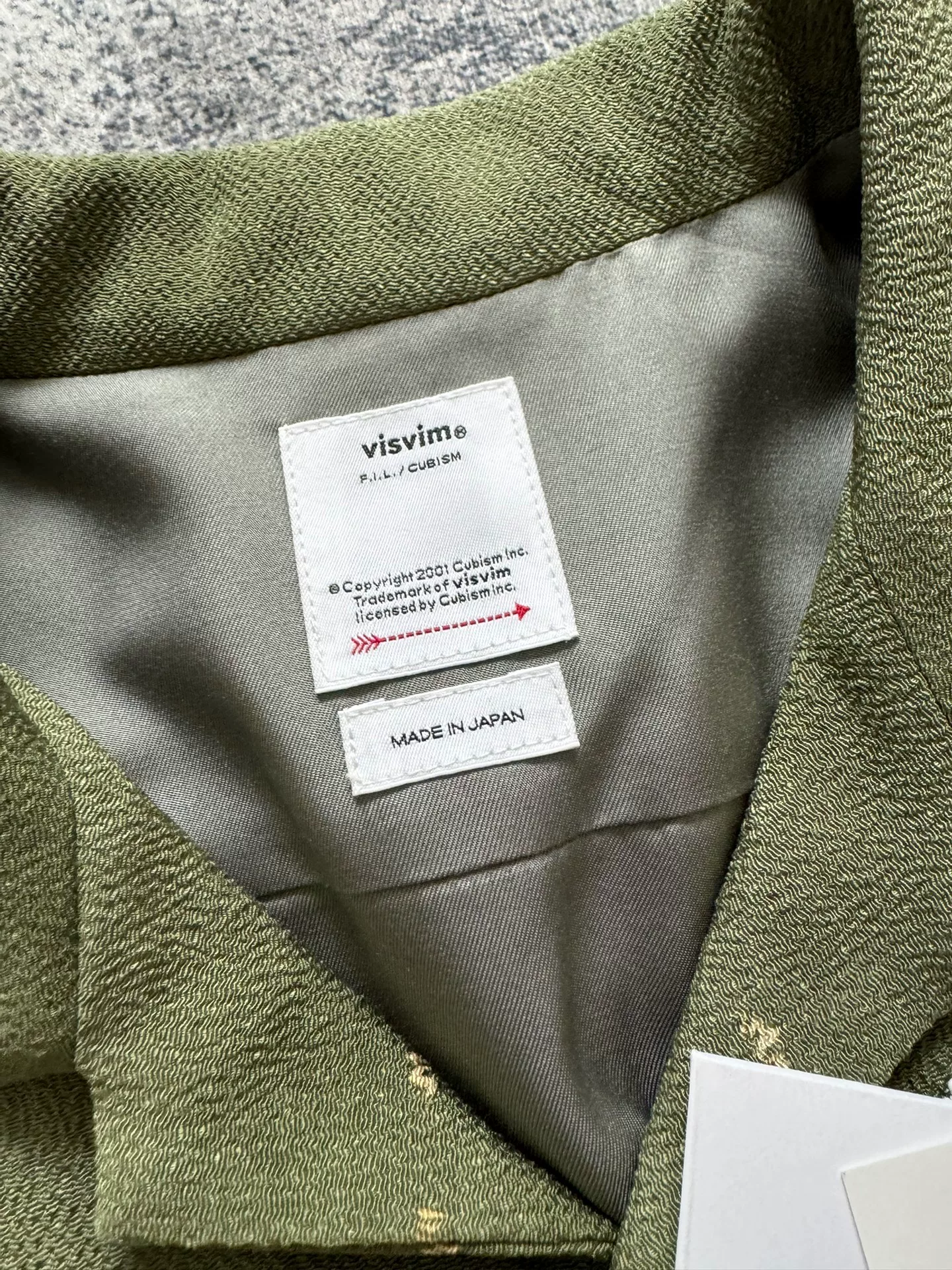 VISVIM 24SS WALLIS S/S SHIRT IRIS MAWATA — back