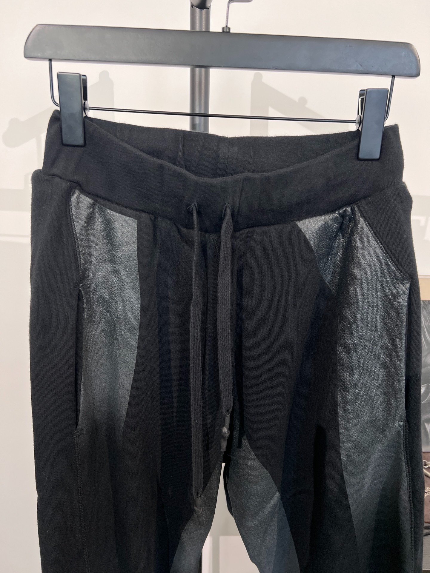 Boris Bidjan Saberi 11by BBS Black Sweatpants — detail