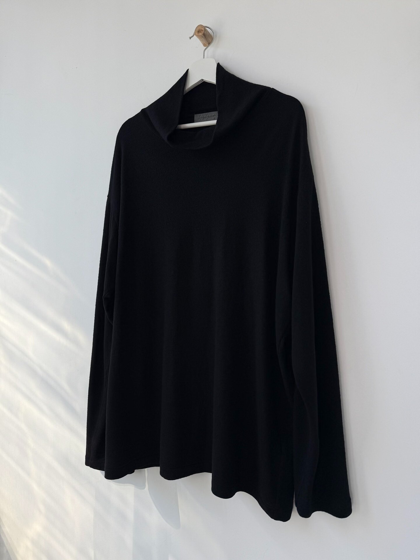 Yohji Yamamoto Pour Homme 24AW Wool Turtleneck — detail